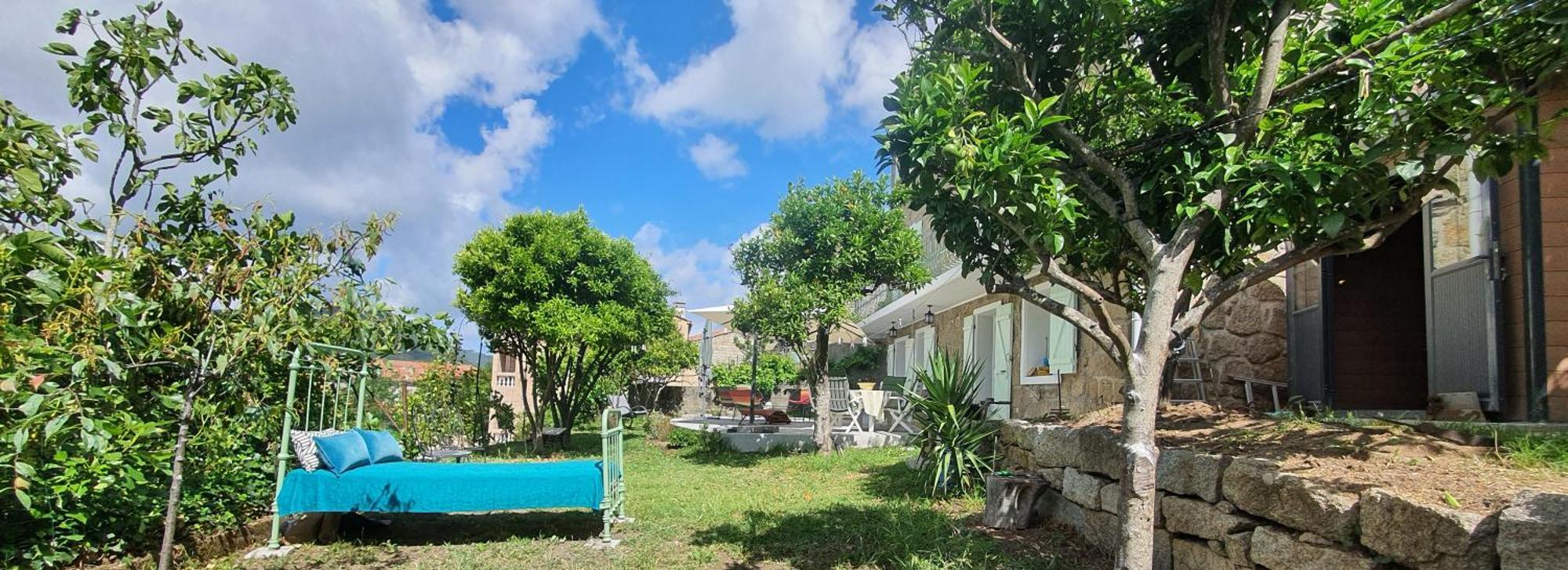 Charmant Appartement En Rez De Jardin Sartène Kültér fotó